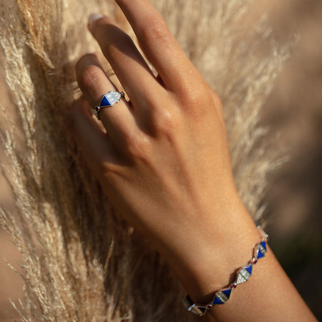 Infinite Colors White Gold Ring