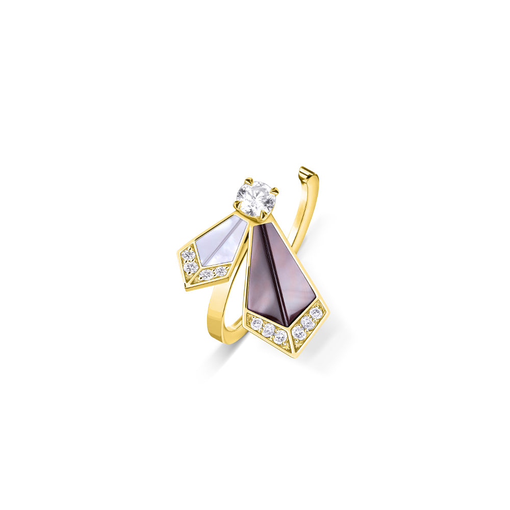 Desert Rose Yellow Gold Small Ring