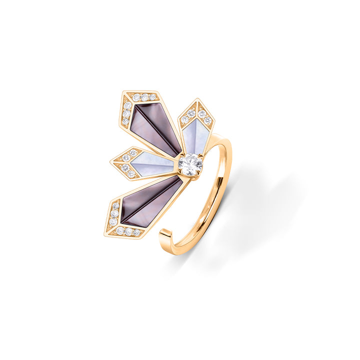 Desert Rose Yellow Gold Medium Ring