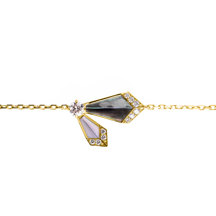 Desert Rose Yellow Gold Small Bracelet
