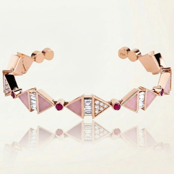 Infinite Colors Rose Gold Bangle