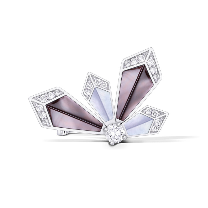 Desert Rose White Gold Medium Ring