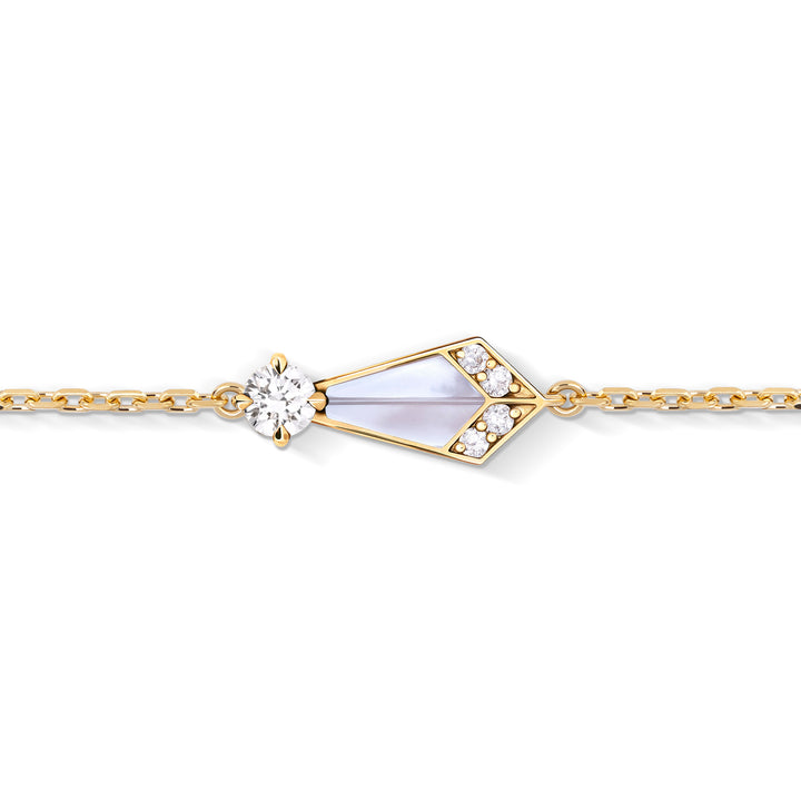 Desert Rose Yellow Gold Mini Bracelet