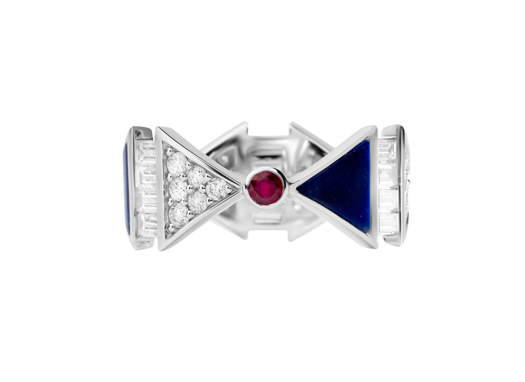 Infinite Colors White Gold Ring