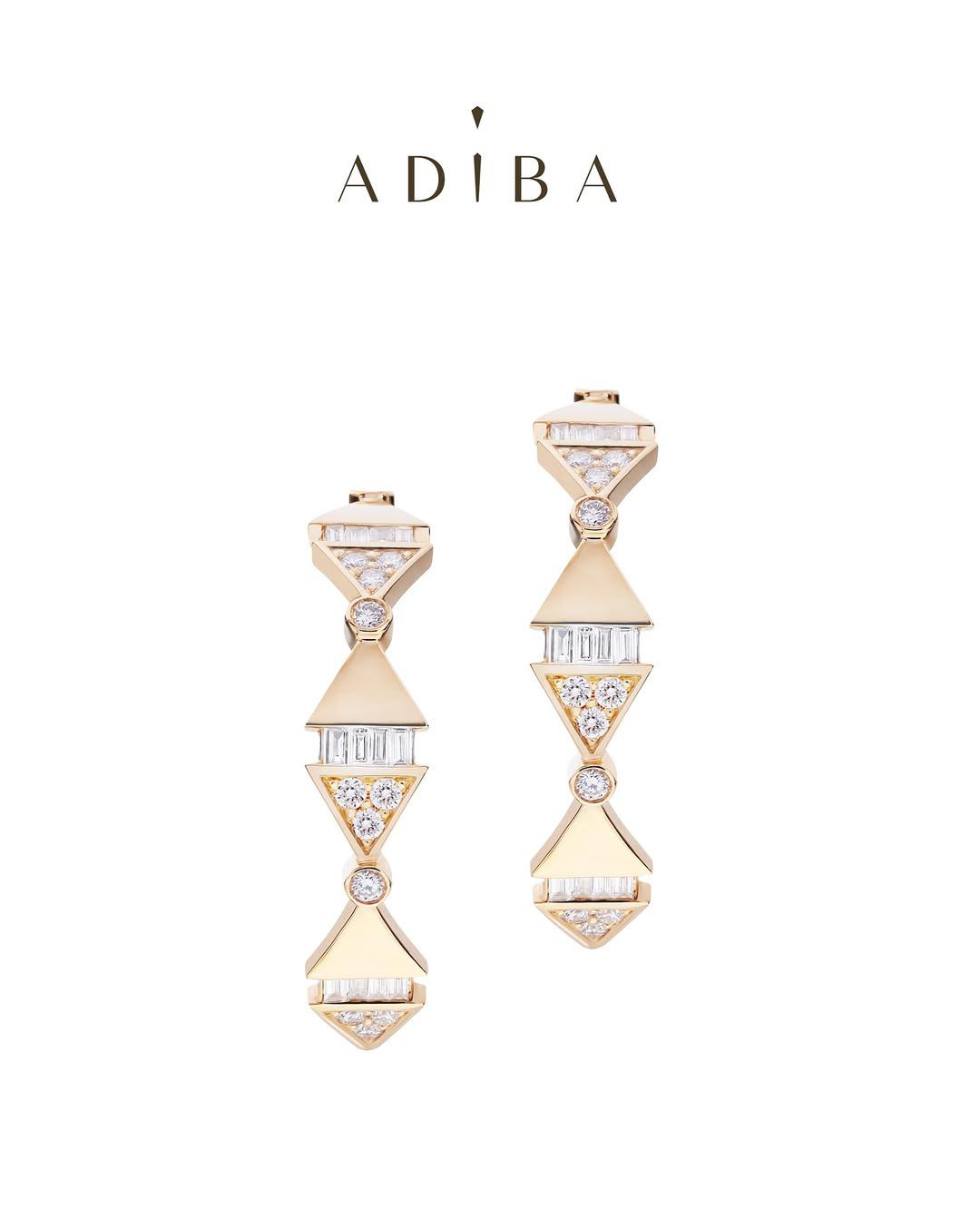 Infinite Golden Yellow Gold Medium Hoop Earring
