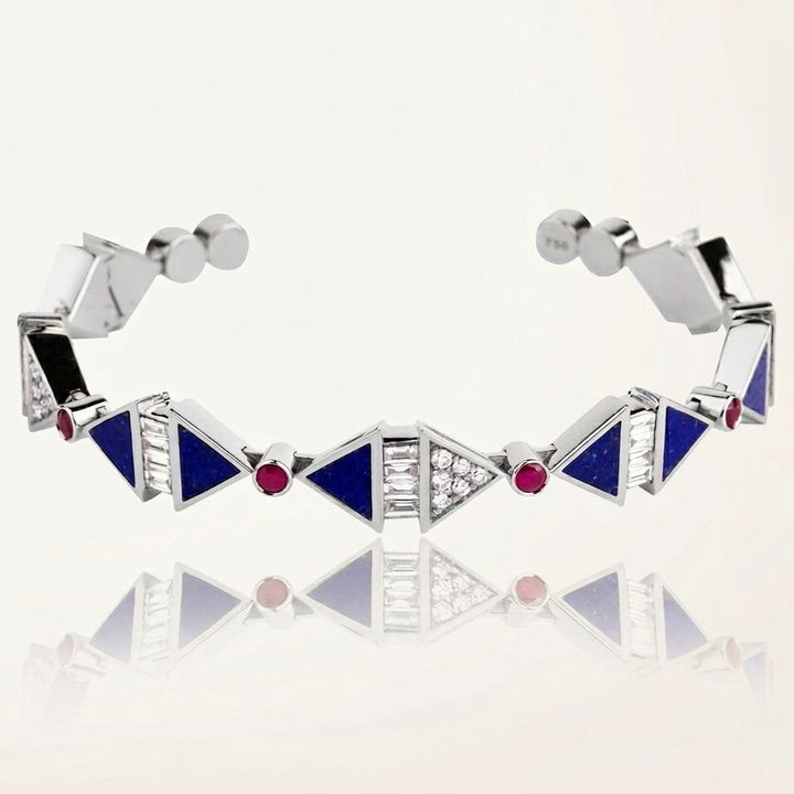 Infinite Colors White Gold Bangle