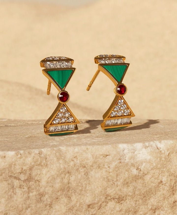 Infinite Colors Yellow Gold Hoop Earring