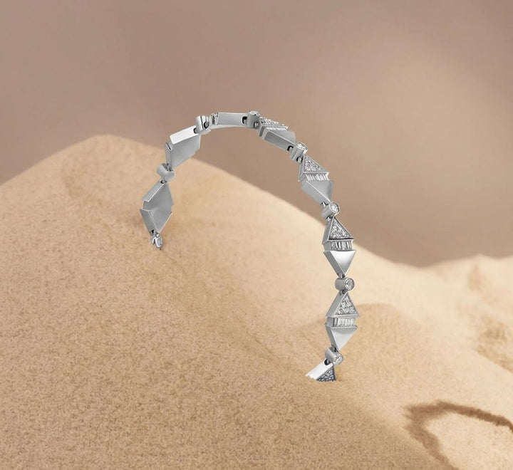 Infinite Goldens White Gold Bangle