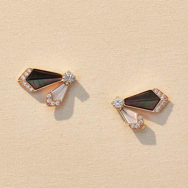 Desert Rose Small Earring Yellow Gold