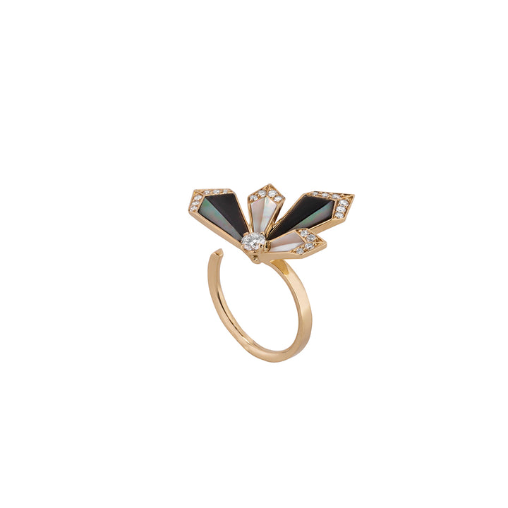 Desert Rose Medium Ring Yellow Gold