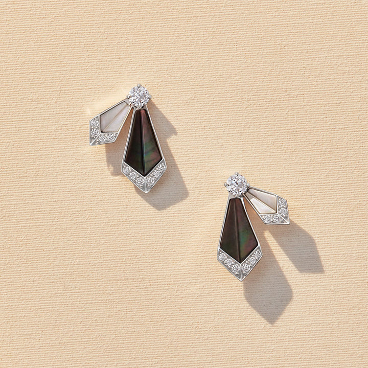 Desert Rose Small Earring White Gold