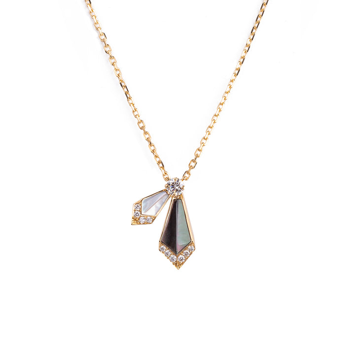 Desert Rose Yellow Gold Small Necklace