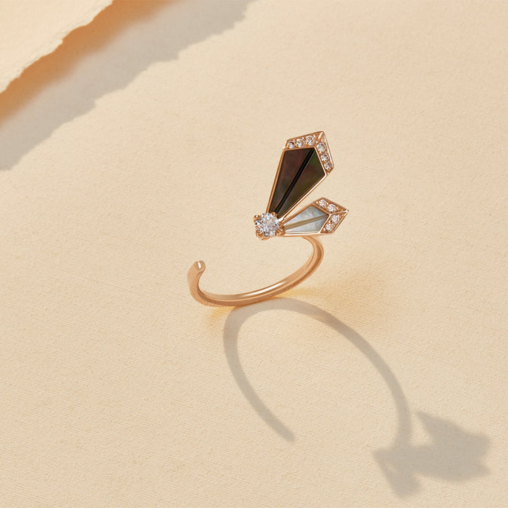 Desert Rose Small Ring Yellow Gold