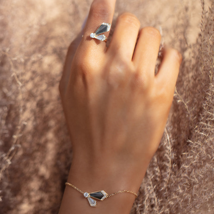 Desert Rose Small Ring Yellow Gold