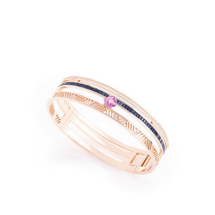 Luminous Rose Gold Bangle