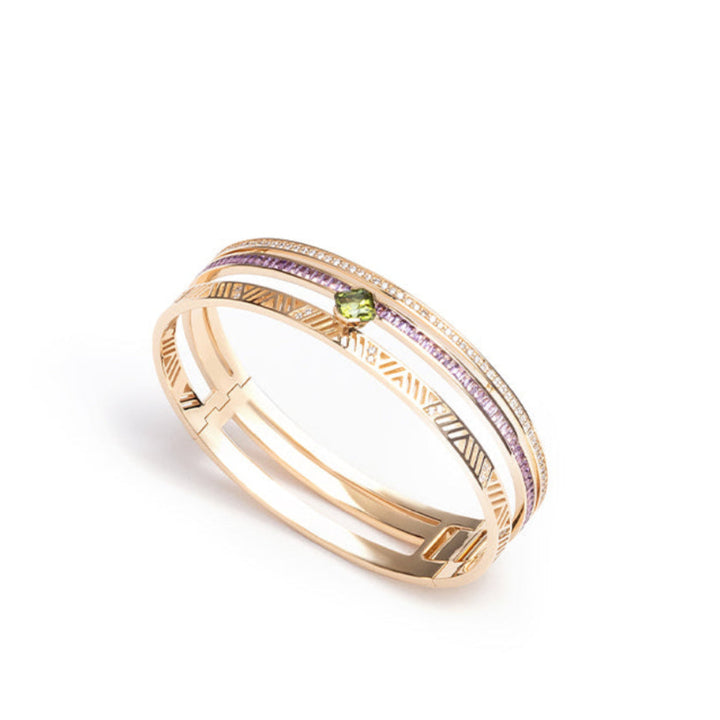 Luminous Yellow Gold Bangle