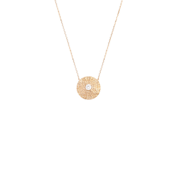 Aurora Yellow Gold Medium Necklace