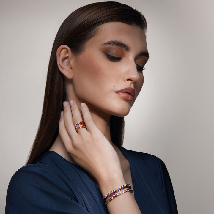 Luminous Rose Gold Bangle
