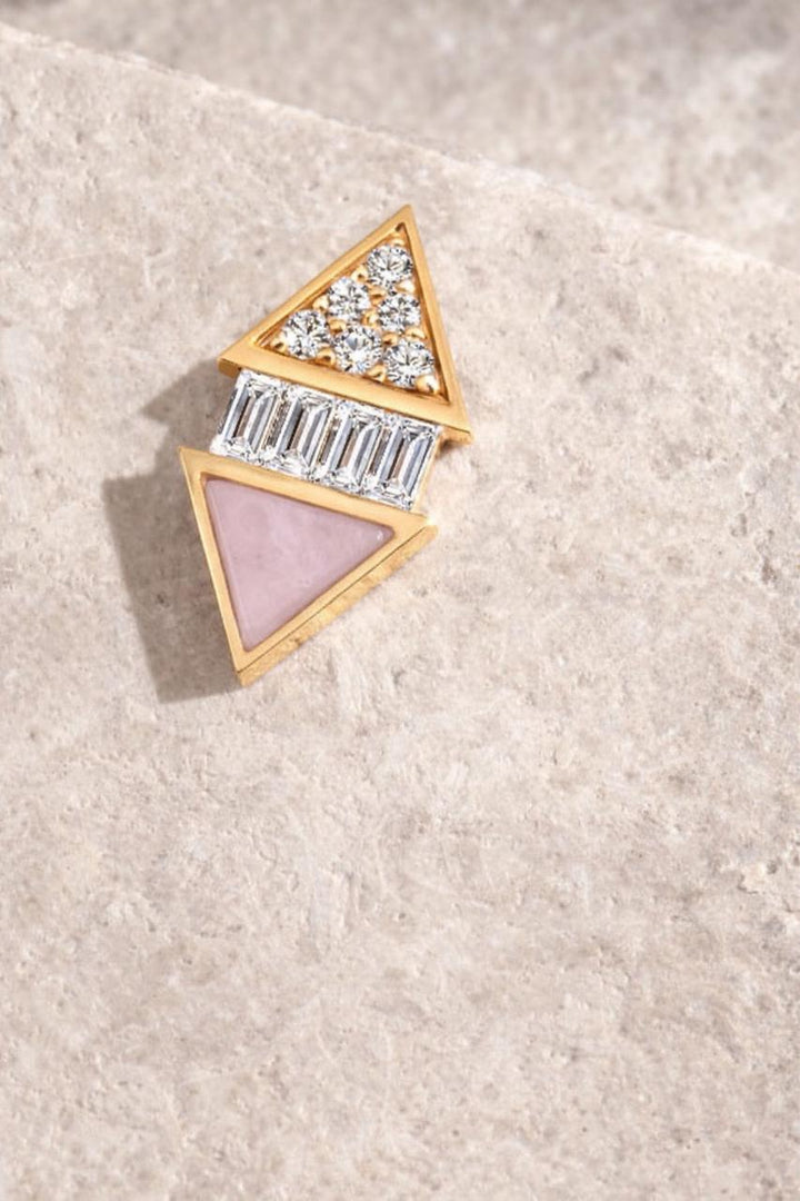 Infinite Stud Rose Gold Earring